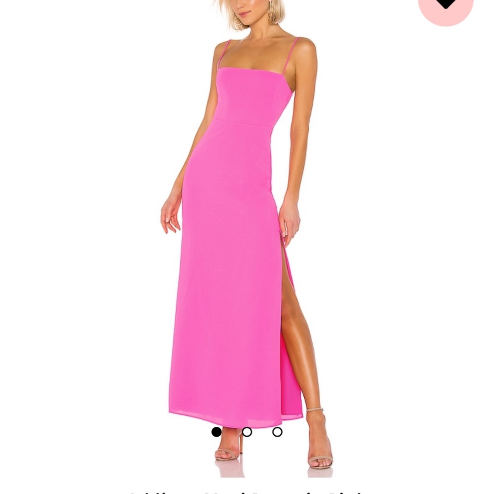 Addison maxi dress in pink